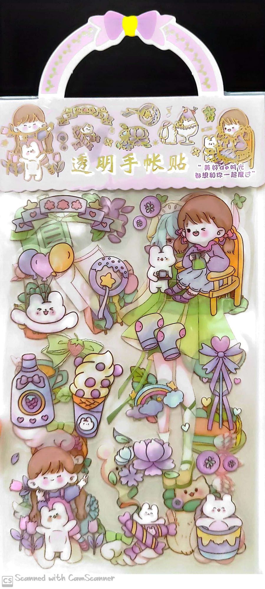 Picture of Girls cute stickers ( 3 page in every packet)