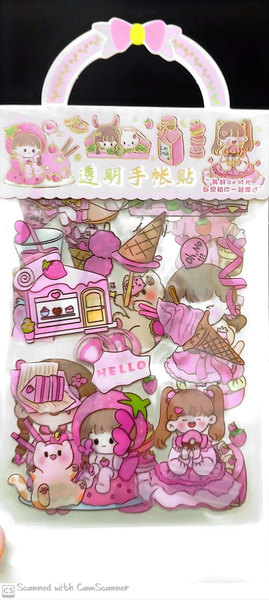 Picture of Girls cute stickers ( 3 page in every packet)
