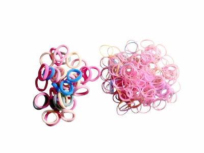 Picture of 160 Pcs / Set Baby Hair Bands For Children Mixed Colour - Multicolor