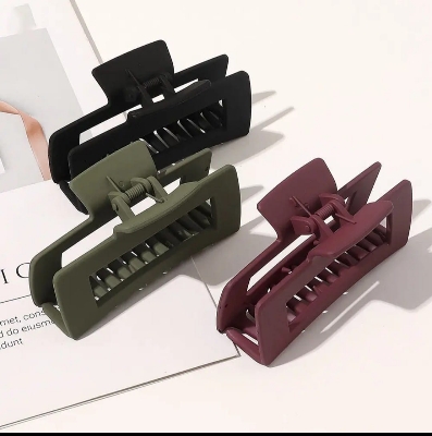 Picture of 4 pcs/set korean style hair claw band Different size hair clip kakra chuler kata kakra band Vintage hair Clips for Women - Multicolor