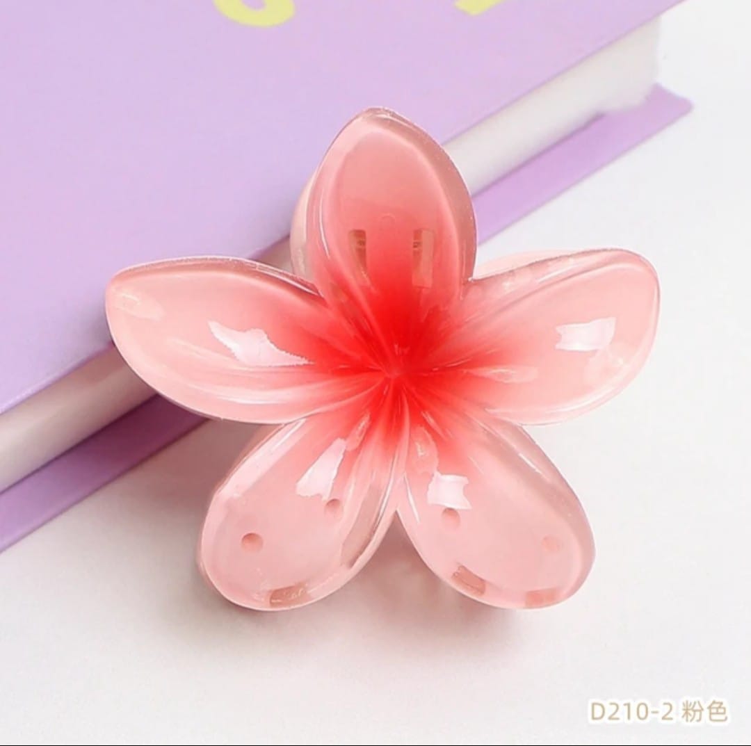 Picture of 4 pcs Flower Hair Clip  tourist Vacation Hair Clip for girl - Multicolor