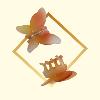 Picture of 2 pcs Hair kakra Band  set for Girls - Multicolor