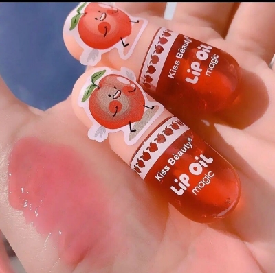 Picture of Kiss Beauty Brighten Lip Moisturizing Nourishing Mini Lip Magic Oil