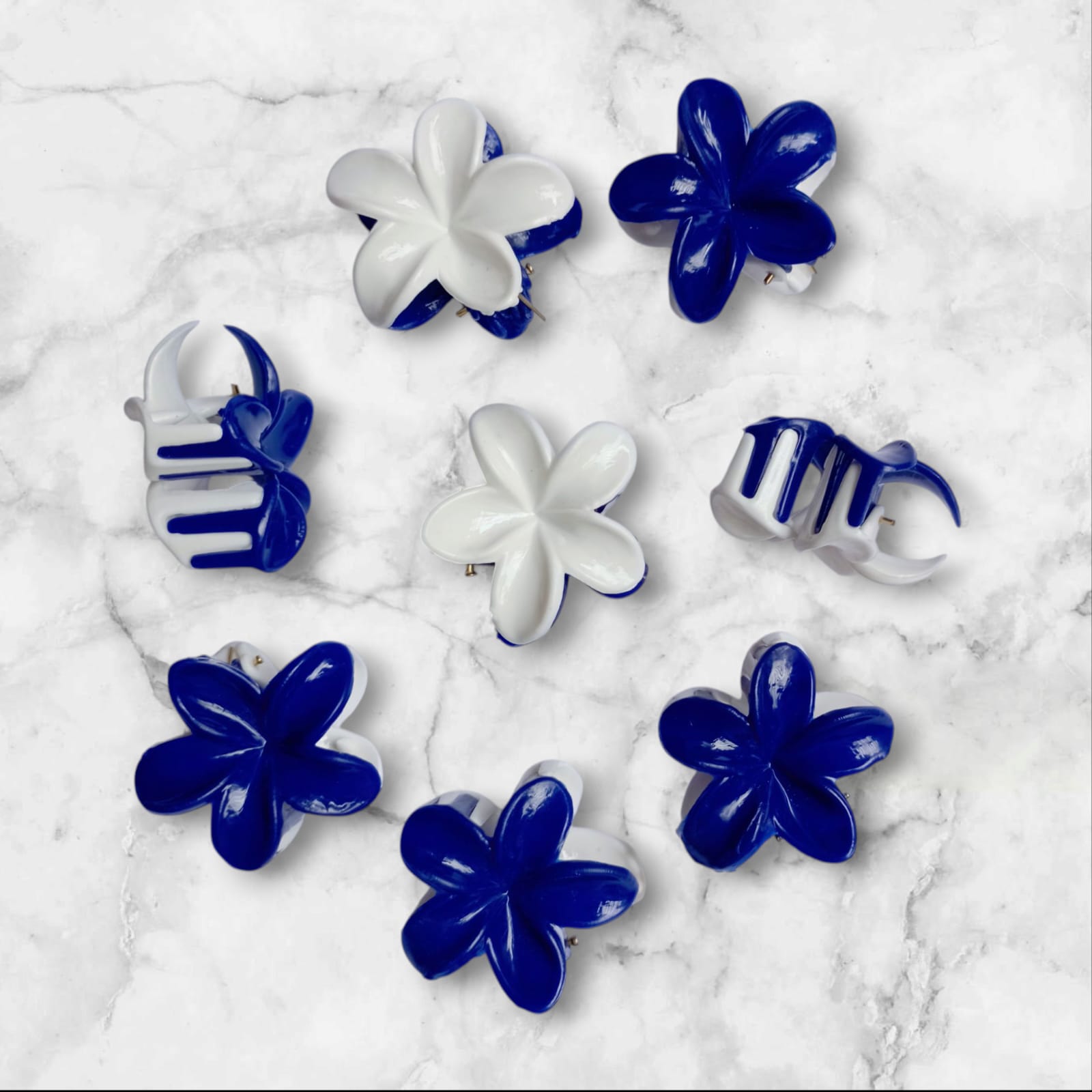 Picture of 10 pcs Flower Hair Clip  tourist Vacation Hair Clip for girl - Multicolor