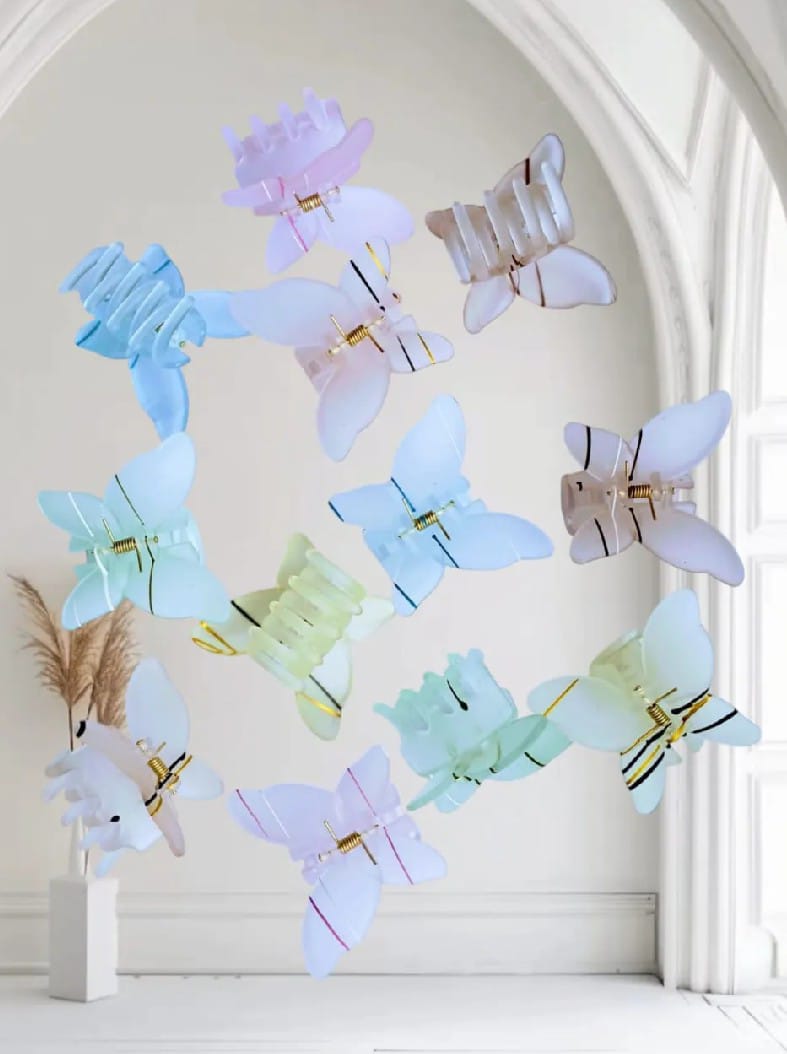 Picture of 4 pcs Hair Kakra Band and Hair Accessories for Girl. - Multicolor