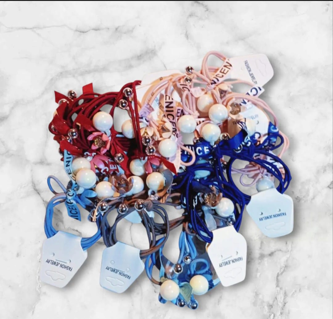 Picture of 4 pcs Headbands Women Elastic Hair Accessories - Multicolor