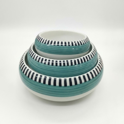 Picture of Premium Quality Ceramics 3 Pcs Serving Dish 2/1/.5 Ltr Capacity