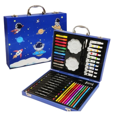 Picture of Art Set Colour Kit Multicolor 53 Pieces Set Colour Peti