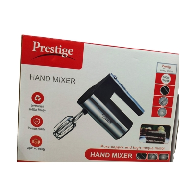 Picture of Prestige 800W pure copper motor for high torque and efficient mixing, suitable for tasks like baking and whipping cream. - Silver