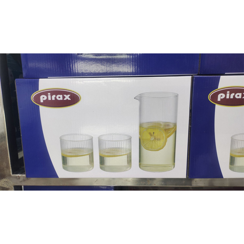 Picture of The Rian Glassware Collection & The Fluted Entertainer Set - Clear