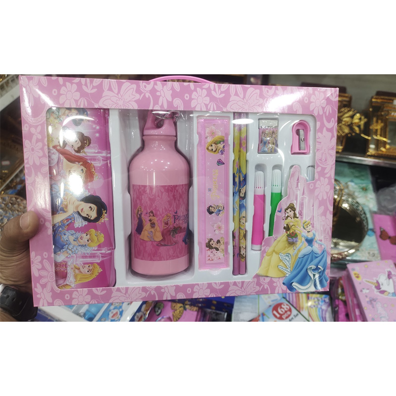 Picture of Princess stationery gift set with water bottle
