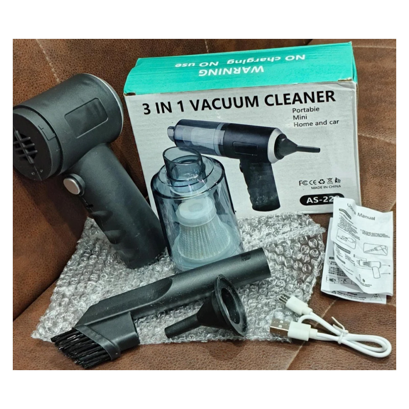 Picture of 3 IN 1 Rechargeable Portable Mini Car vacuum cleaner 120W high-power handheld cleaning robot 5500Pa car vacuum cleaner car automatic dust collector powerful vacuum cleaner household wireless vacuum cleaner