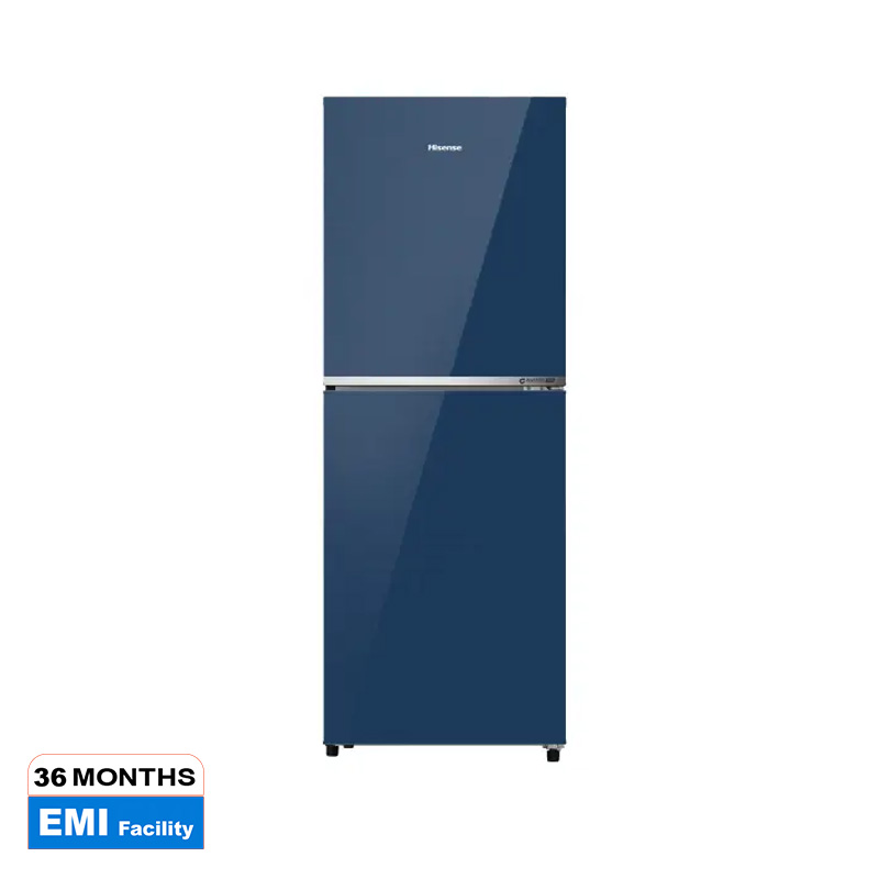 Picture of HISENSE 238 Liter TMF Glass Door Inverter Refrigerator Royal Blue | RT1G236NARB/BD3