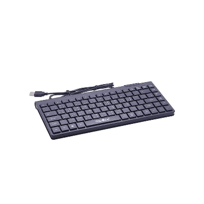 Picture of black cat Mini USB Keyboard - Black