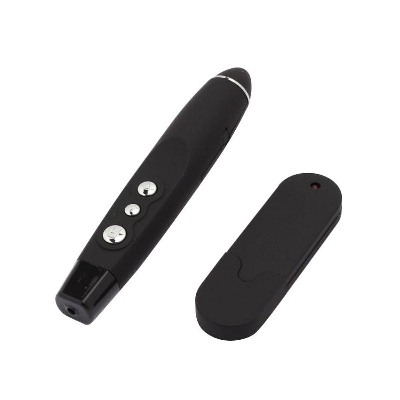 Picture of USB Wireless Remote Clicker Pen Presenter - Black
