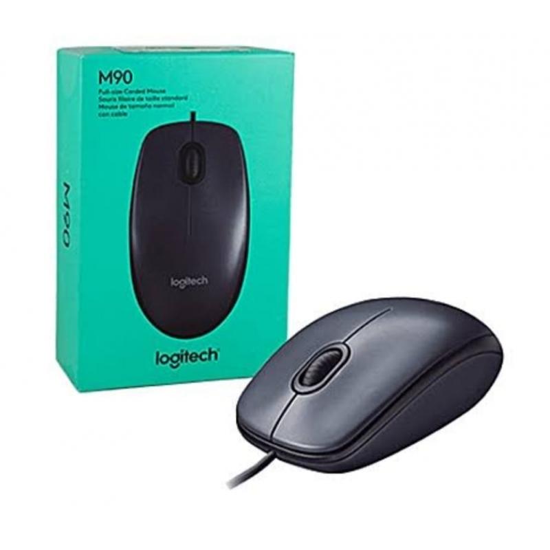 Picture of Logitech USB Optical Mouse M90 - Dark Grey
