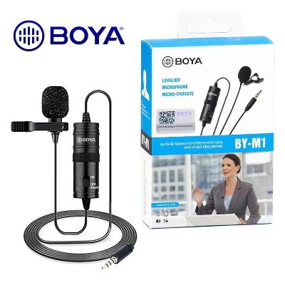 Picture of BOYA BY-M1 Microphone For Smartphones DSLR Cameras PC- Black