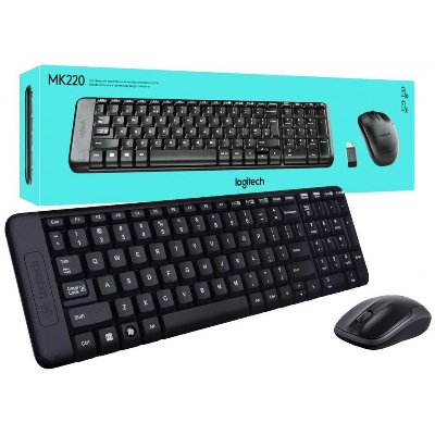 Picture of Logitech MK220 Wireless Combo Keyboard- Black