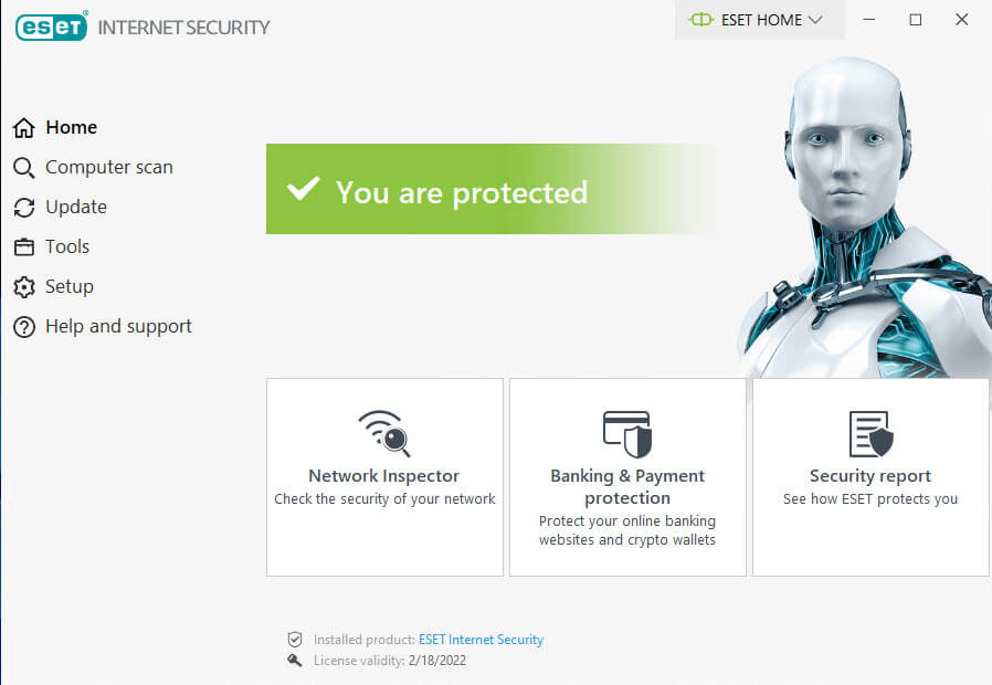 Picture of ESET Internet Security (Home Security Essential) 1 User, 1 Year  Multi-Device