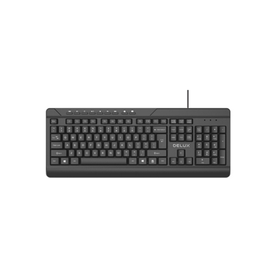 Picture of Delux K7010 Wired USB Keyboard- Black
