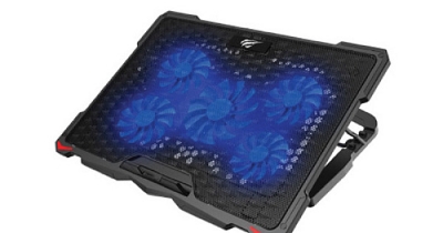 Picture of Havit F2076 Gaming Laptop Cooler With Stand (Black,120mm)