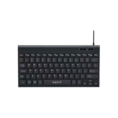 Picture of HAVIT KB224 79 KEYS MINI USB KEYBOARD- Black