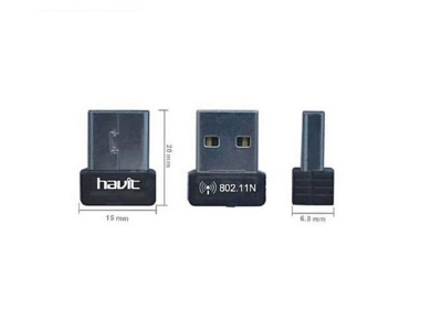 Picture of Havit WF15 150 MBPS Wi-Fi Adapter- Black
