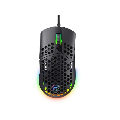 Picture of HAVIT MS1036 RGB BACKLIT PROGRAMMABLE GAMING MOUSE- Black