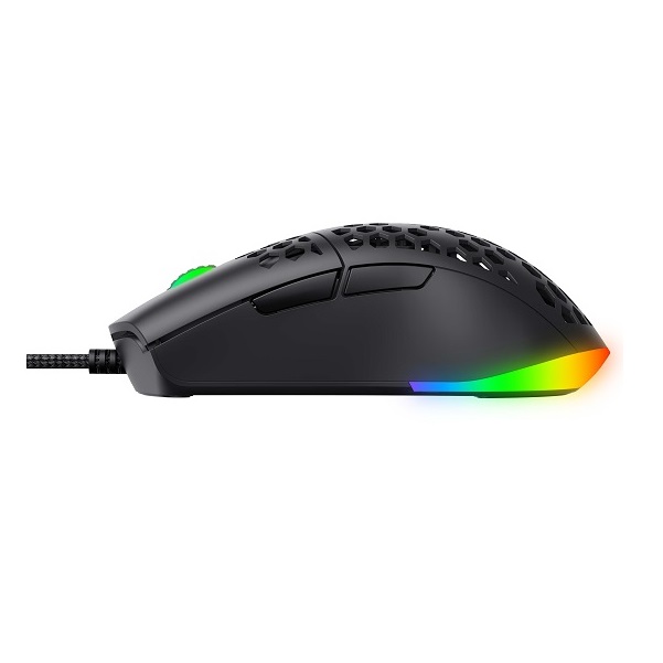 Picture of HAVIT MS1036 RGB BACKLIT PROGRAMMABLE GAMING MOUSE- Black