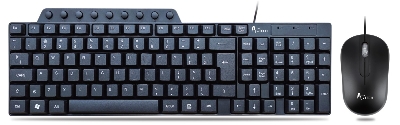 Picture of A.TECH Keyboard Mouse Combo Set(KB8801M) (OP192)- Black