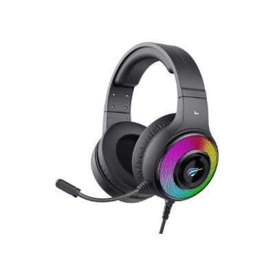 Picture of HAVIT H2042d GAMENOTE 3.5MM RGB GAMING HEADPHONE WITH MIC- Black