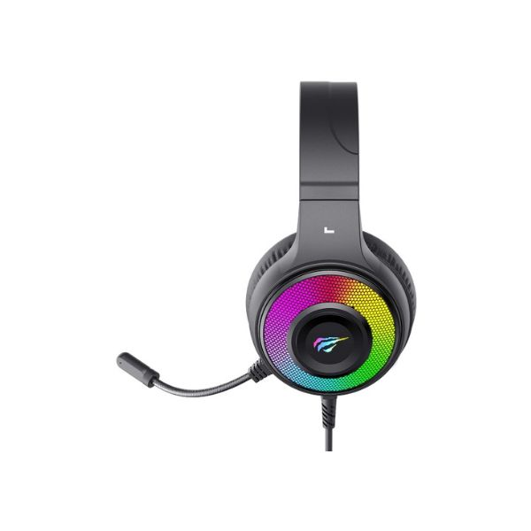 Picture of HAVIT H2042d GAMENOTE 3.5MM RGB GAMING HEADPHONE WITH MIC- Black
