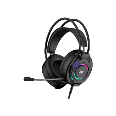 Picture of HAVIT H754d GAMENOTE RGB Gaming Headphone with Mic- Black