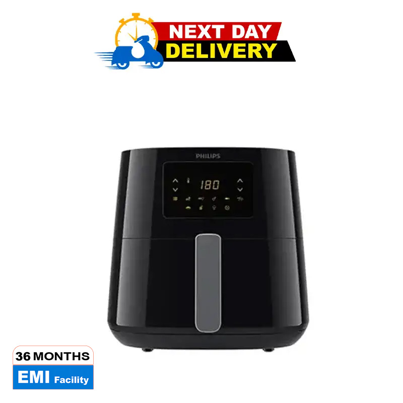 Picture of Philips HD-9270 Air Fryer 6.2L with Rapid Air Technology, 14 in 1 Cooking Functions, XL Size for whole family, Time and Energy Efficient - Black