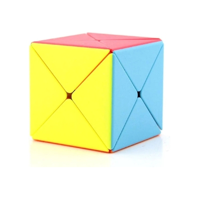 Picture of (Stand free)Drunkers 8 Axis Irregular X Magic Cube Speed Cube Twist Puzzle Brain Teaser Game Toy Multicolor