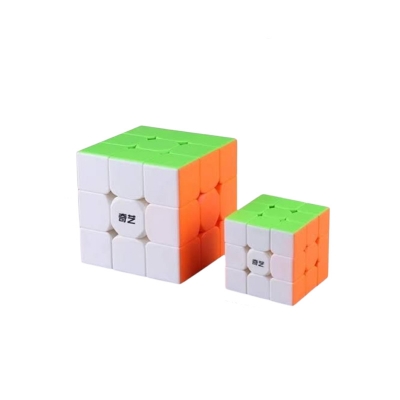 Picture of (cube stand free) Big size Rubics Cube, QiYi QiMeng Plus (90mm) 3x3 Multicolor