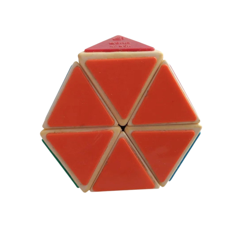 Picture of Vintage truncated Rubik's pyramid, rare cube , smooth and good Multicolor
