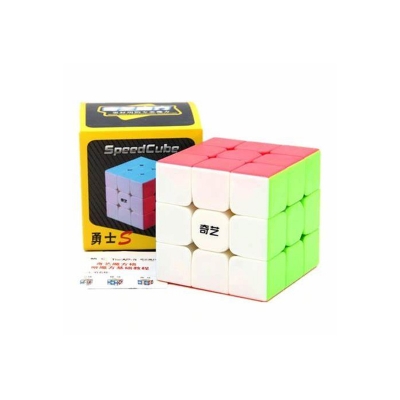 Picture of (With cube stand) High Speed Magic Rubik Cube Puzzle 3X3 Multicolor, Stickered