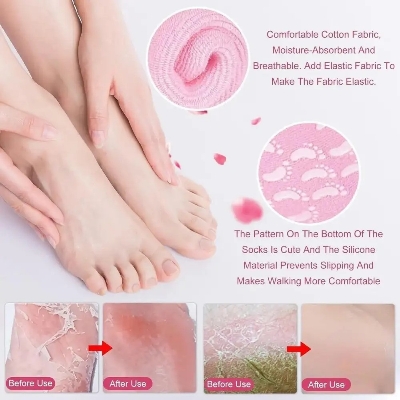 Picture of Reusable SPA Silicone Gel Socks [ 1 Pair ]