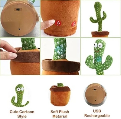Picture of Dancing Talking Cactus Toy For Kids Talking Toys For Babies