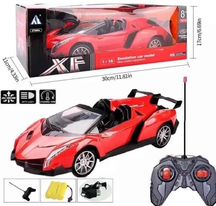 Picture of XF Rechargeable Remote Control Car RC Car 1/18 Scale Electric Sport Racing Hobby Toy Drift Car Vehicle with Lights Kids Toys Outdoor Indoor Vehicles