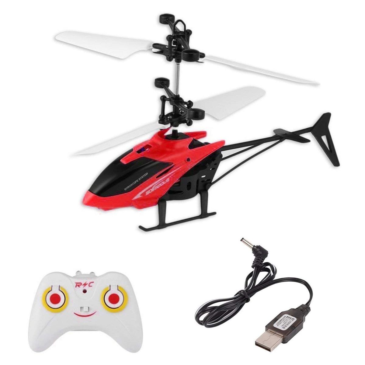 Picture of New Helicopter Sensor + Remote Rechargeable & Shockproof for (14+)( Best Quality) -Redcolor