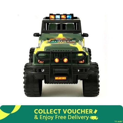 Picture of General Jeep BIG Size Toy Car For Children Green