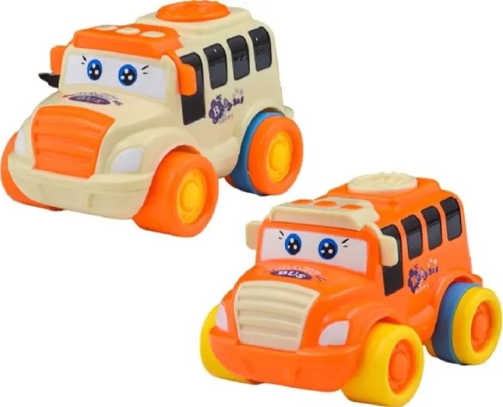 Picture of Baby Bus Push and Go Toy Car (Multicolor)
