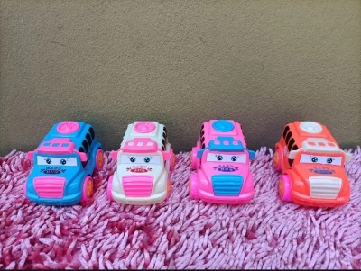 Picture of Baby Bus Push and Go Toy Car (Multicolor)