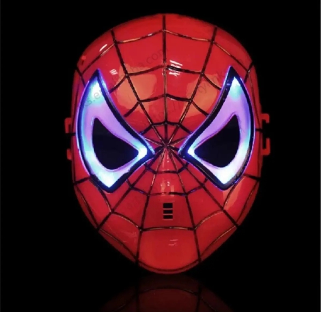 Picture of MARVEL The Avengers Super Heros Spiderman 3D LED Lighting Mask For Kids