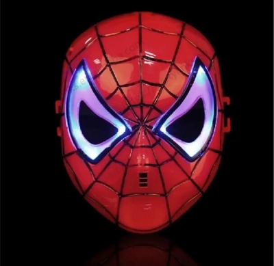 Picture of MARVEL The Avengers Super Heros Spiderman 3D LED Lighting Mask For Kids