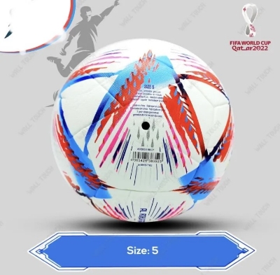 Picture of QATAR-2022 world cup AL-RIHLA Top Non Stitched Football and Trend - Upscaled Quality Official Size-5