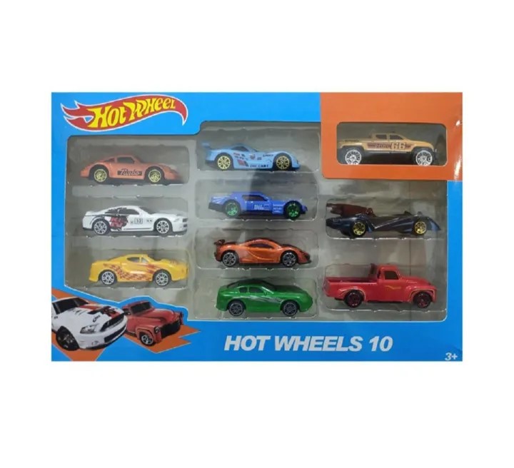 Picture of Hot Wheels Metal Die Cast Cars 10 Pcs Set (hotwheels 10pcsbox)