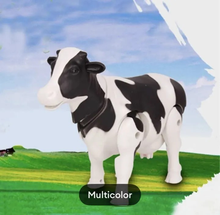 Picture of Battery Operated Milk Cow Toy - Multi-color